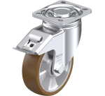 BLICKLE - Roulette pivotante à frein Ø 125mm bandage polyuréthane PU 550kg - LH-ALB 125K-1-FI