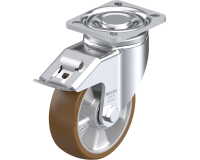 BLICKLE - Roulette pivotante à frein Ø 125mm bandage polyuréthane PU 550kg - LH-ALB 125K-1-FI