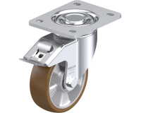 BLICKLE - Roulette pivotante à frein Ø 125mm bandage polyuréthane PU 550kg - LH-ALB 125K-3-FI
