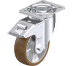 BLICKLE - Roulette pivotante à frein Ø 150mm bandage polyuréthane PU 650kg - LH-ALB 150K-FI