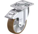 BLICKLE - Roulette pivotante à frein Ø 160mm bandage polyuréthane PU 750kg - LH-ALB 160K-FI
