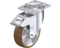 BLICKLE - Roulette pivotante à frein Ø 160mm bandage polyuréthane PU 750kg - LH-ALB 160K-FI