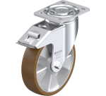 BLICKLE - Roulette pivotante à frein Ø 200mm bandage polyuréthane PU 800kg - LH-ALB 200K-FI