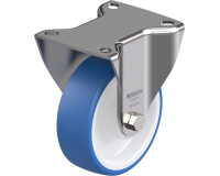 BLICKLE - Roulette fixe Ø 100mm bandage polyuréthane thermoplastique TPU 200kg - BX-POTHS 100XR