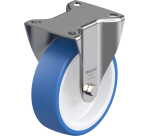 BLICKLE - Roulette fixe Ø 125mm bandage polyuréthane thermoplastique TPU 250kg - BX-POTHS 125G