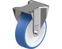BLICKLE - Roulette fixe Ø 125mm bandage polyuréthane thermoplastique TPU 250kg - BX-POTHS 125G