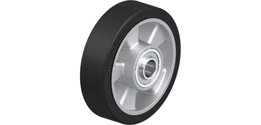 BLICKLE - Roue Ø 140mm bandage caoutchouc NR 300kg - ALEV 140/20K