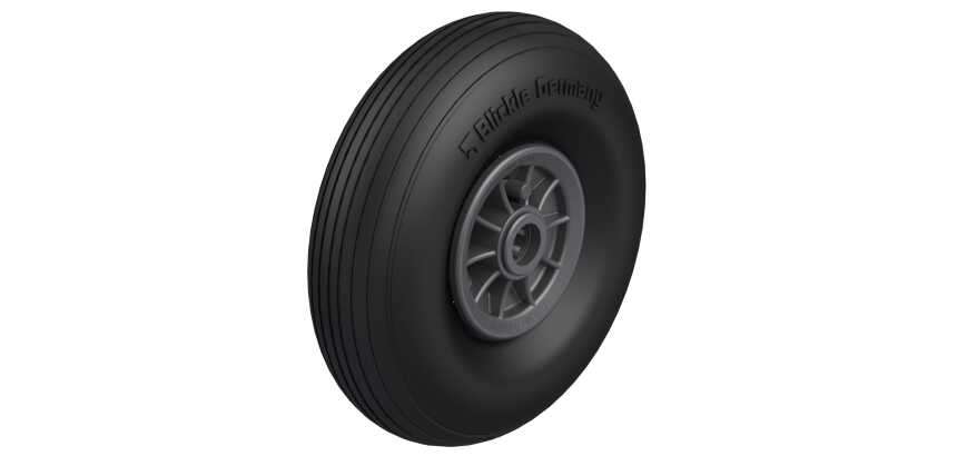 BLICKLE - Roue Ø 260mm bandage caoutchouc SBR 150kg - PK 260/25-75R