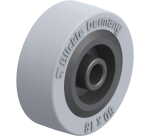 BLICKLE - Roue Ø 50mm bandage caoutchouc SBR 40kg - VPA 50/8G