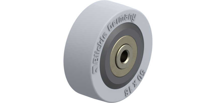 BLICKLE - Roue Ø 50mm bandage caoutchouc SBR 40kg - VPA 50/6K