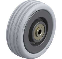 BLICKLE - Roue Ø 75mm bandage caoutchouc SBR 60kg - VPA 75/6K