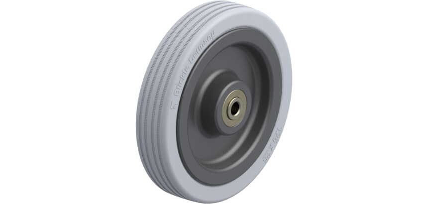 BLICKLE - Roue Ø 125mm bandage caoutchouc SBR 100kg - VPA 125/8K