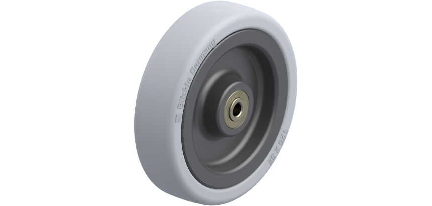 BLICKLE - Roue Ø 125mm bandage caoutchouc SBR 125kg - VPA 126/8K
