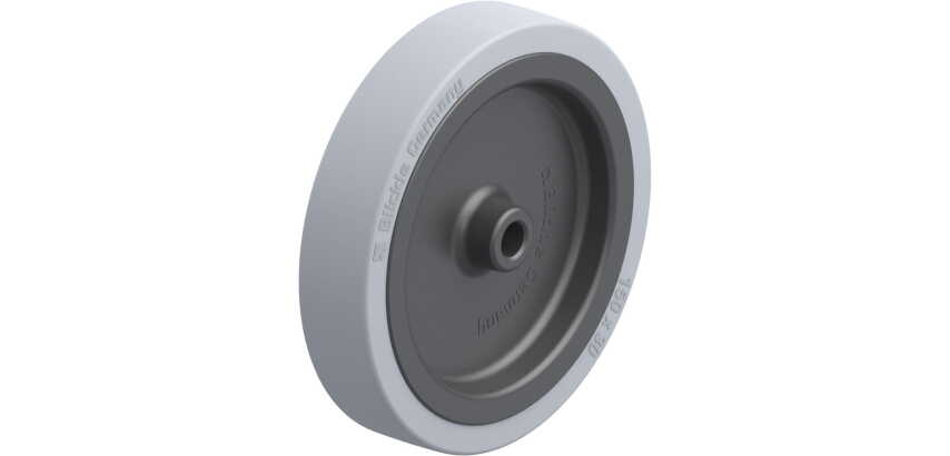 BLICKLE - Roue Ø 150mm bandage caoutchouc SBR 130kg - VPA 150/12G