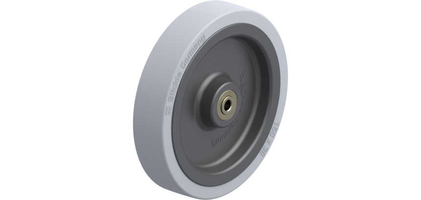 BLICKLE - Roue Ø 150mm bandage caoutchouc SBR 130kg - VPA 150/8K