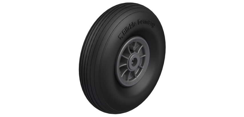 BLICKLE - Roue Ø 260mm bandage caoutchouc SBR 150kg - PK 260/20-75R