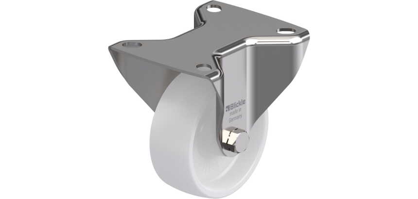 BLICKLE - Roulette fixe Ø 80mm bandage polyamide PA 6.6 150kg - BX-PO 80G