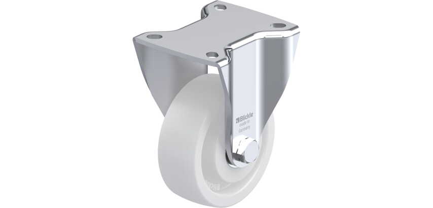BLICKLE - Roulette fixe Ø 100mm bandage polyamide PA 6.6 500kg - BH-SPO 100K-1