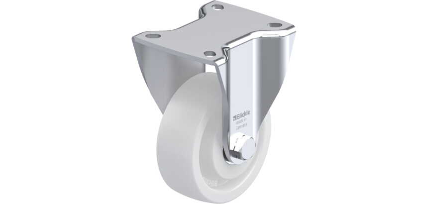BLICKLE - Roulette fixe Ø 100mm bandage polyamide PA 6.6 500kg - BH-SPO 100K-1