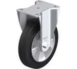 BLICKLE - Roulette fixe Ø 200mm bandage caoutchouc NR 500kg - BH-ALEV 200K