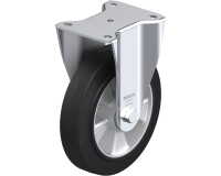 BLICKLE - Roulette fixe Ø 200mm bandage caoutchouc NR 500kg - BH-ALEV 200K