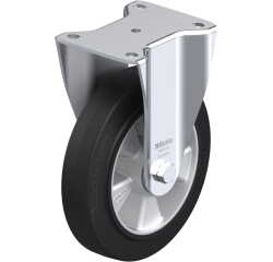 BLICKLE - Roulette fixe Ø 200mm bandage caoutchouc NR 500kg - BH-ALEV 200K