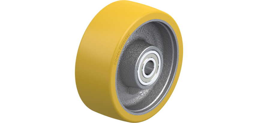 BLICKLE - Roue Ø 200mm bandage polyuréthane PU 1 600kg - GTH 202/25K