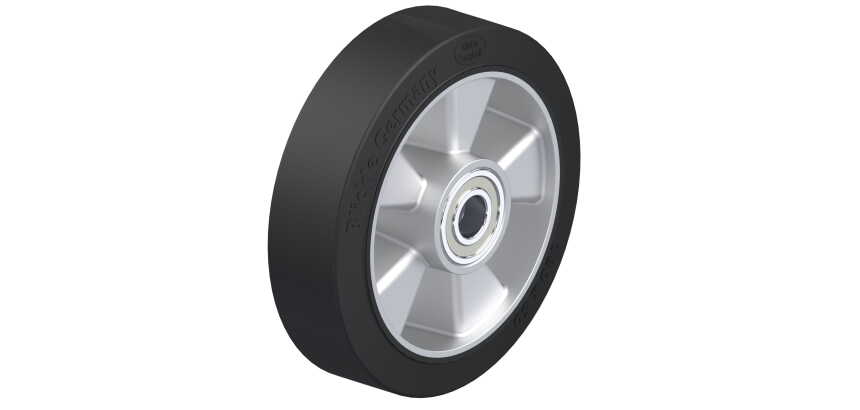 BLICKLE - Roue Ø 180mm bandage caoutchouc NR 450kg - ALEV 180/20K