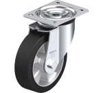 BLICKLE - Roulette pivotante Ø 160mm bandage caoutchouc NR 400kg - L-ALEV 160K