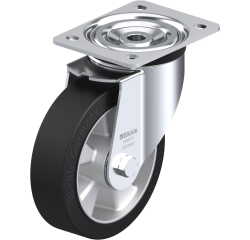 BLICKLE - Roulette pivotante Ø 160mm bandage caoutchouc NR 400kg - L-ALEV 160K