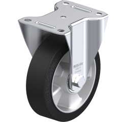 BLICKLE - Roulette fixe Ø 160mm bandage caoutchouc NR 400kg - B-ALEV 160K