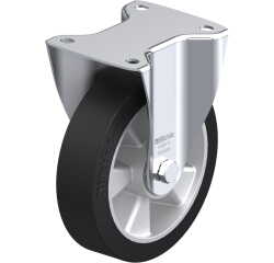 BLICKLE - Roulette fixe Ø 180mm bandage caoutchouc NR 400kg - B-ALEV 180K