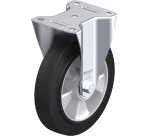 BLICKLE - Roulette fixe Ø 200mm bandage caoutchouc NR 400kg - B-ALEV 200K