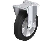 BLICKLE - Roulette fixe Ø 200mm bandage caoutchouc NR 400kg - B-ALEV 200K