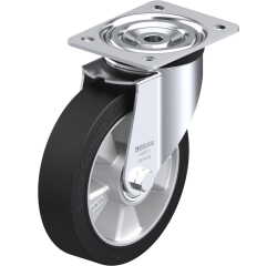 BLICKLE - Roulette pivotante Ø 180mm bandage caoutchouc NR 400kg - L-ALEV 180K