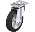 BLICKLE - Roulette pivotante Ø 200mm bandage caoutchouc NR 400kg - L-ALEV 200K