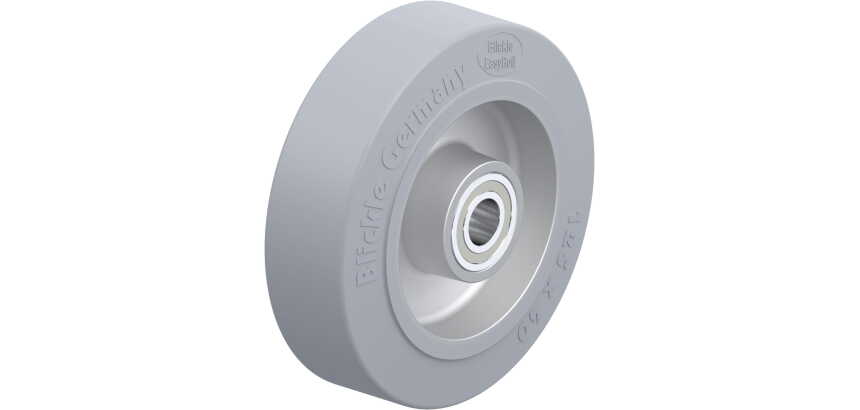 BLICKLE - Roue Ø 125mm bandage caoutchouc NR 250kg - ALEV 125/15K-SG