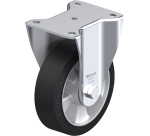 BLICKLE - Roulette fixe Ø 160mm bandage caoutchouc NR 400kg - BH-ALEV 160K