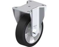 BLICKLE - Roulette fixe Ø 160mm bandage caoutchouc NR 400kg - BH-ALEV 160K