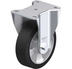 BLICKLE - Roulette fixe Ø 160mm bandage caoutchouc NR 400kg - BH-ALEV 160K