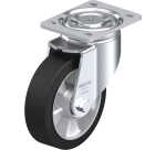 BLICKLE - Roulette pivotante Ø 160mm bandage caoutchouc NR 400kg - LH-ALEV 160K