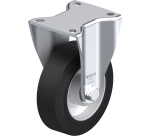 BLICKLE - Roulette fixe Ø 125mm bandage caoutchouc NR 250kg - BH-ALEV 125K-1