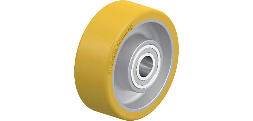 BLICKLE - Roue Ø 80mm bandage polyuréthane PU 200kg - ALTH 80/15K