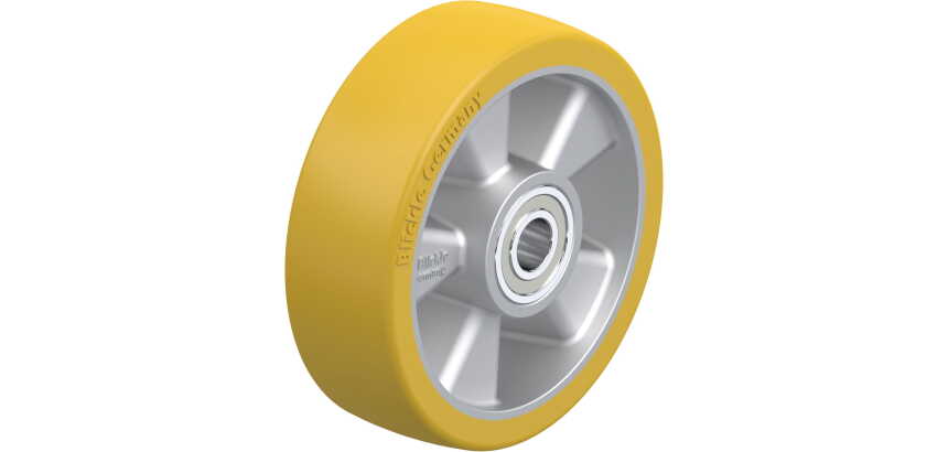 BLICKLE - Roue Ø 125mm bandage polyuréthane PU 550kg - ALTH 125/15K