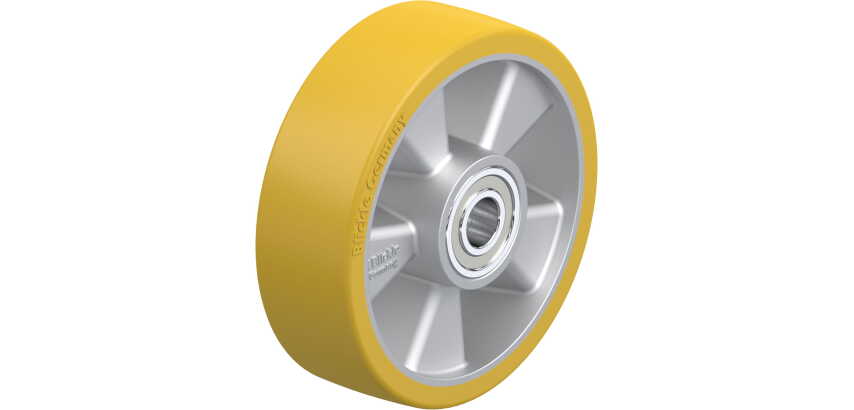 BLICKLE - Roue Ø 160mm bandage polyuréthane PU 750kg - ALTH 160/20K
