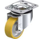 BLICKLE - Roulette pivotante Ø 80mm bandage polyuréthane PU 200kg - LK-ALTH 80K