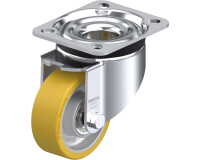 BLICKLE - Roulette pivotante Ø 80mm bandage polyuréthane PU 200kg - LK-ALTH 80K