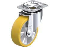 BLICKLE - Roulette pivotante Ø 125mm bandage polyuréthane PU 350kg - LK-ALTH 125K-1