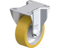 BLICKLE - Roulette fixe Ø 100mm bandage polyuréthane PU 350kg - BK-ALTH 100K-1