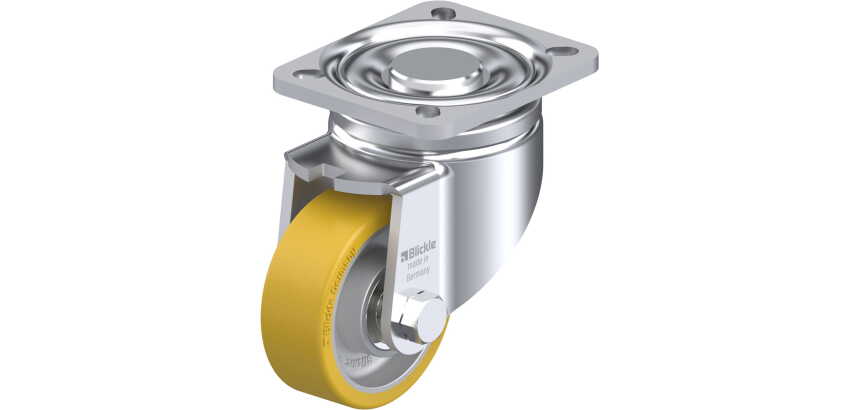 BLICKLE - Roulette pivotante Ø 80mm bandage polyuréthane PU 200kg - LH-ALTH 80K